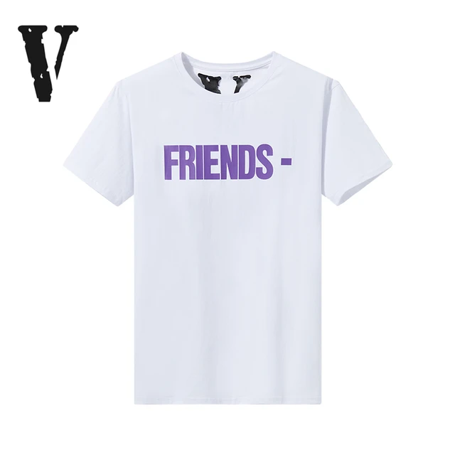 Tide brand VLONE T shirt men's purple 
