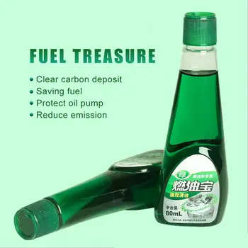 

80ml Car Gasoline Diesel Fuel Oil Saver Carbon Cleaning Agent Reduce Emissions Increase Power Fuel Additive Fuel Treasure