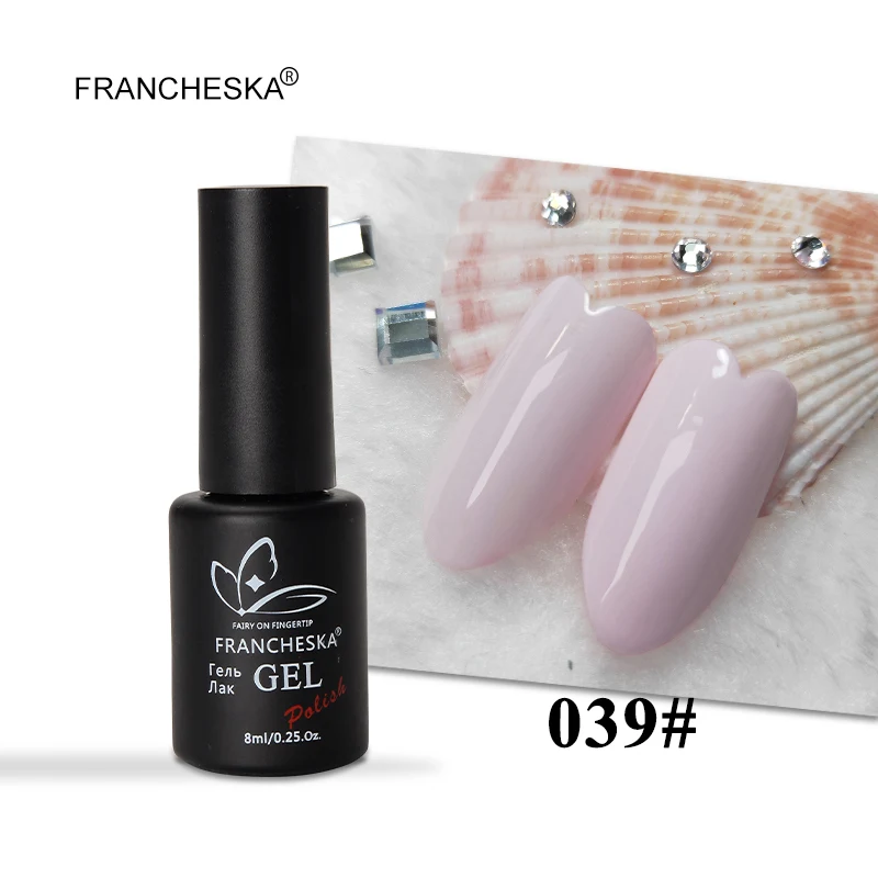 Francheska 039 Freeska Горячая SLAE розовая серия Гель-лак для ногтей unas oje gellak Гель-лак для ногтей полуперманентный долговечный растворяемый Гель-лак - Цвет: Francheska 039