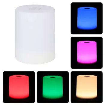 

Led Portable Night Light Warm White Dimmable Night Light Lamp USB Charging Touch Switch With Tent Hook