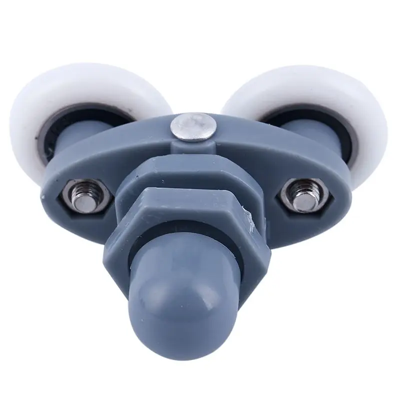 4x 23mm Twin Bottom Top Shower Door Rollers Pulleys Wheels Runners
