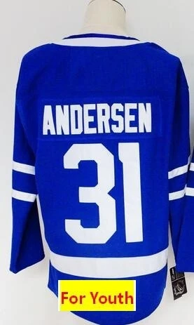 Все Прошитые Молодежные Детские майки Matthews John Marner Zach Parise Mikko Koivu - Цвет: Оранжевый