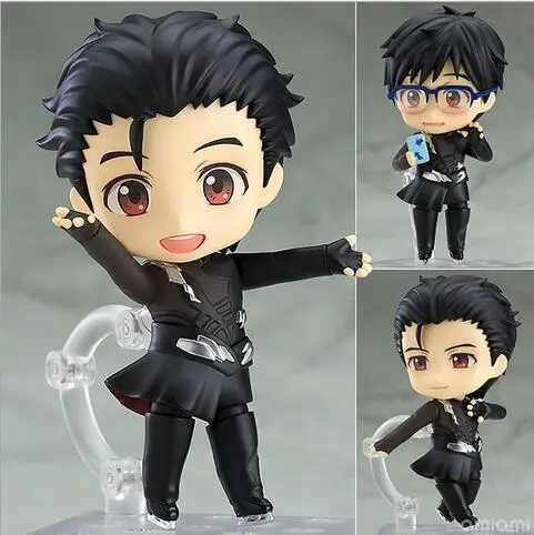 Новинка; Лидер продаж; 10 см; YURI! На льду YURI on ICE кацуки Yuri black фигурка игрушки коллекция кукла Рождественский подарок с коробкой