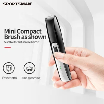 

SPORTSMAN 426 Waterproof Cordless Travel USB Charging Trimmer Hair Clipper Electric Trimmer Powerful Steel Cutting Head