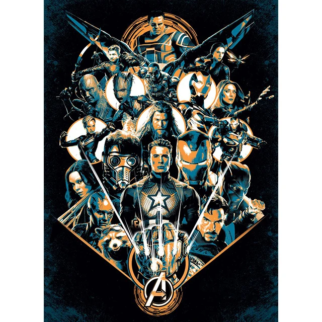 Impression sans cadre Avengers End Game Canvas Picture for Living Room  Decorative Marvel film Poster Home Wall Decor Gift Cuadros