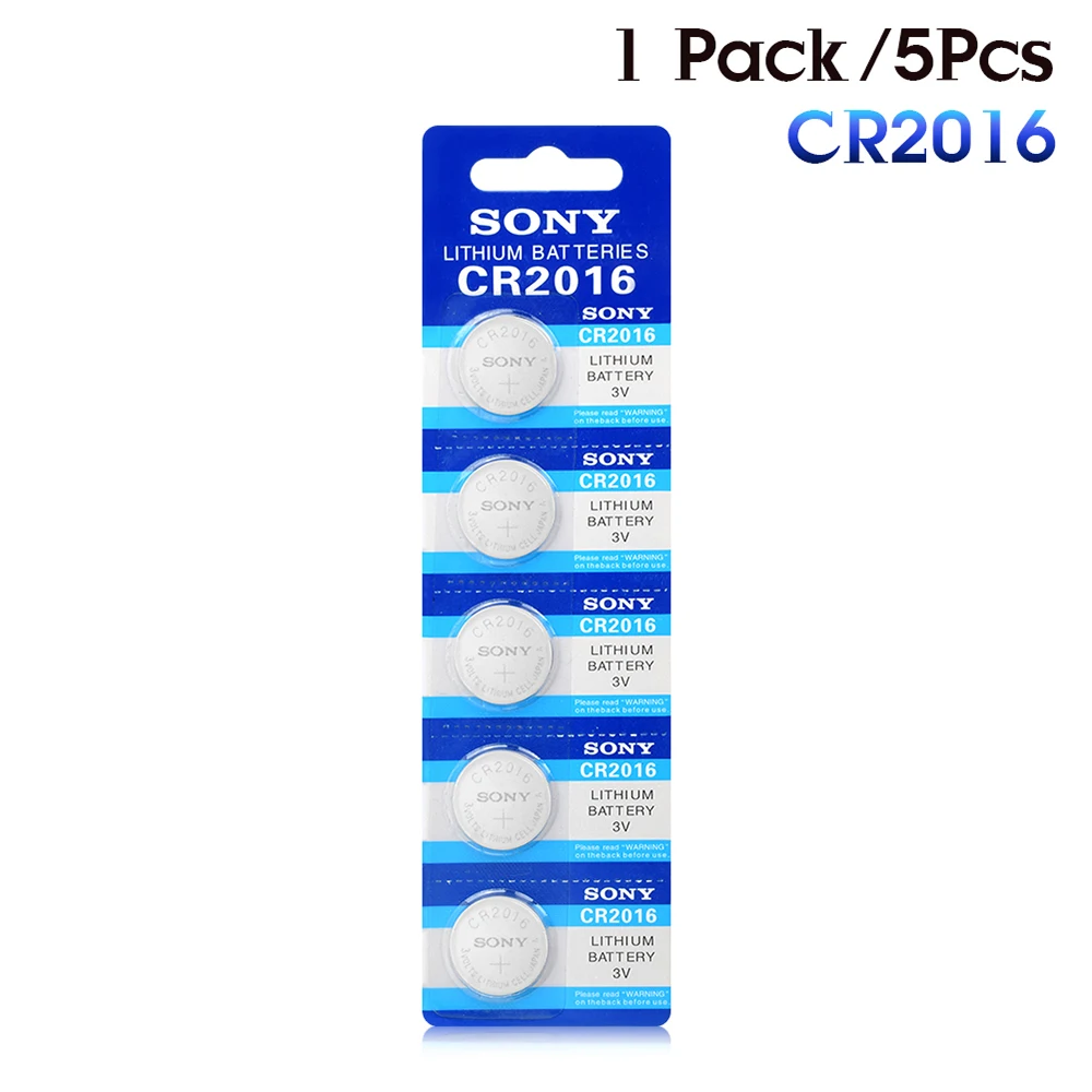 

25Pcs/5 Park FOR SONY CR2016 Button Batteries BR2016 DL2016 Cell Coin Lithium Battery 3V CR 2016 For Watch Electronic Toy Remote