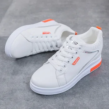 

Within Increase Small White Shoes Woman 2020 Seasonal Versatility With A Thin, Thick Base Ventilation Casual Shoes Shoe Of