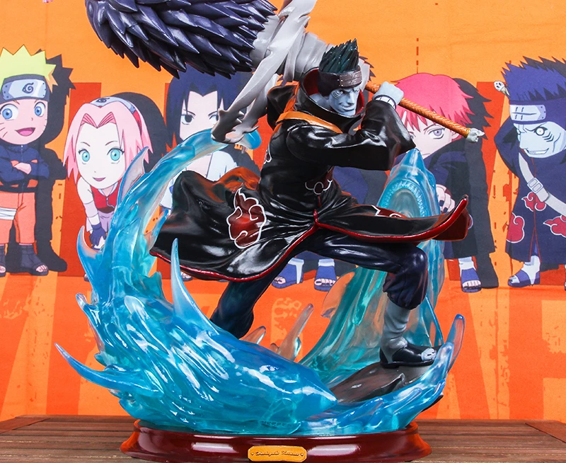 Наруто Shippuden аниме модель Samehada Hoshigaki Kisame битва форма GK фигурка 33 см Статуэтка из ПВХ коллекционная игрушка