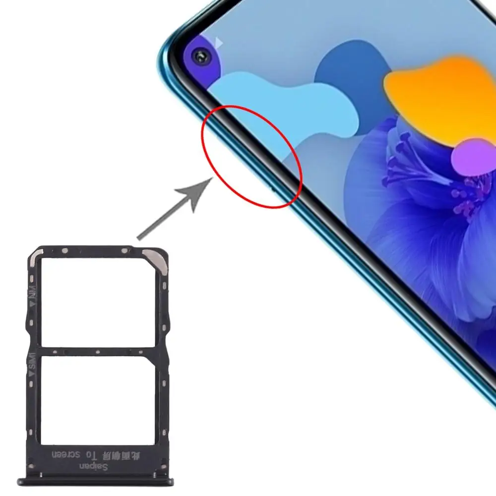 IPartsBuy лоток для sim-карты+ NM лоток для карты для huawei mate 30 Lite
