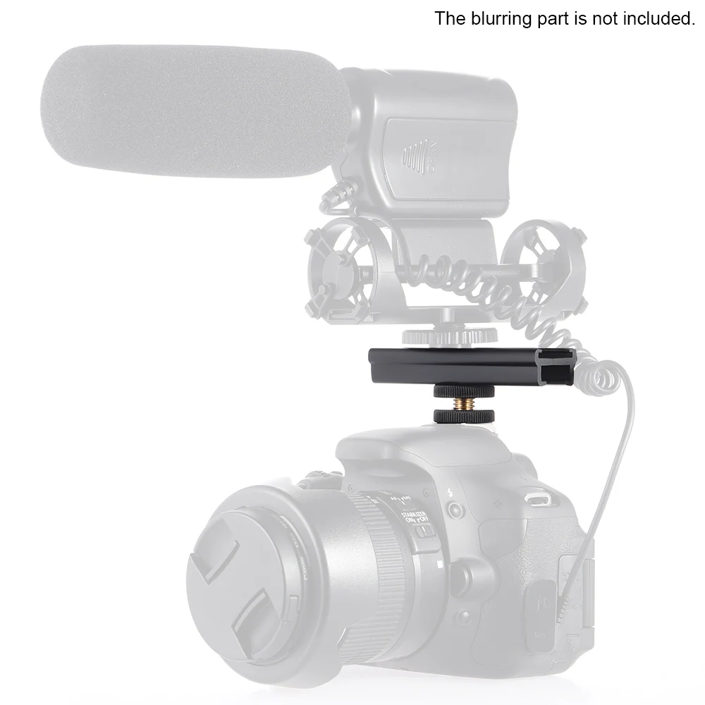 Andoer 100 мм удлинитель для холодного башмака рельсовый кронштейн Speedlite микрофон светодиодный держатель для видеосъемки Для Canon Nikon DSLR камер