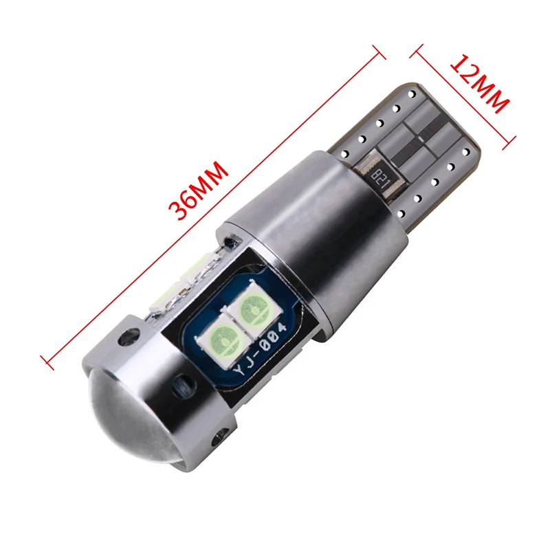 WTS 200 шт. Автомобильный светодиодный светильник canbus W5W T10 3030 10smd led светильник для номерного знака Canbus лампа для салона автомобиля 194 168 автоматический сигнальный светильник без ошибок