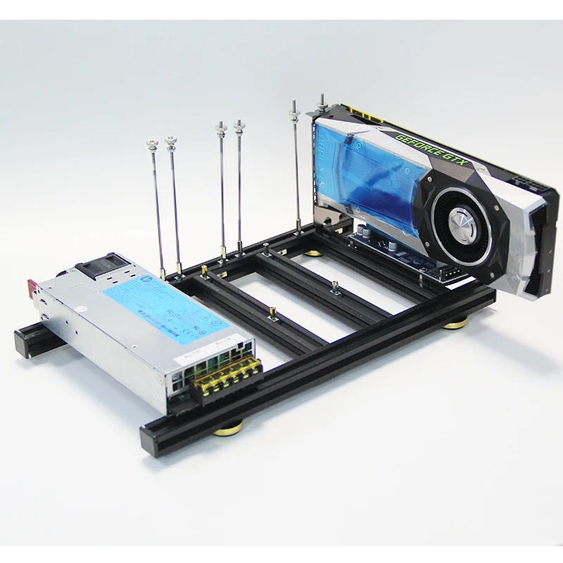 Placa Gráfica Titular com Power Base para o Servidor 3gpu Faça Você Mesmo Mineração Externa