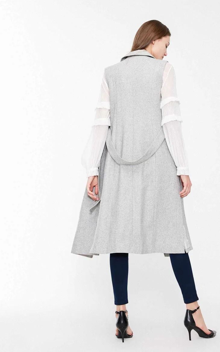 Vero Moda зимний жилет без рукавов на шнуровке | 318334504