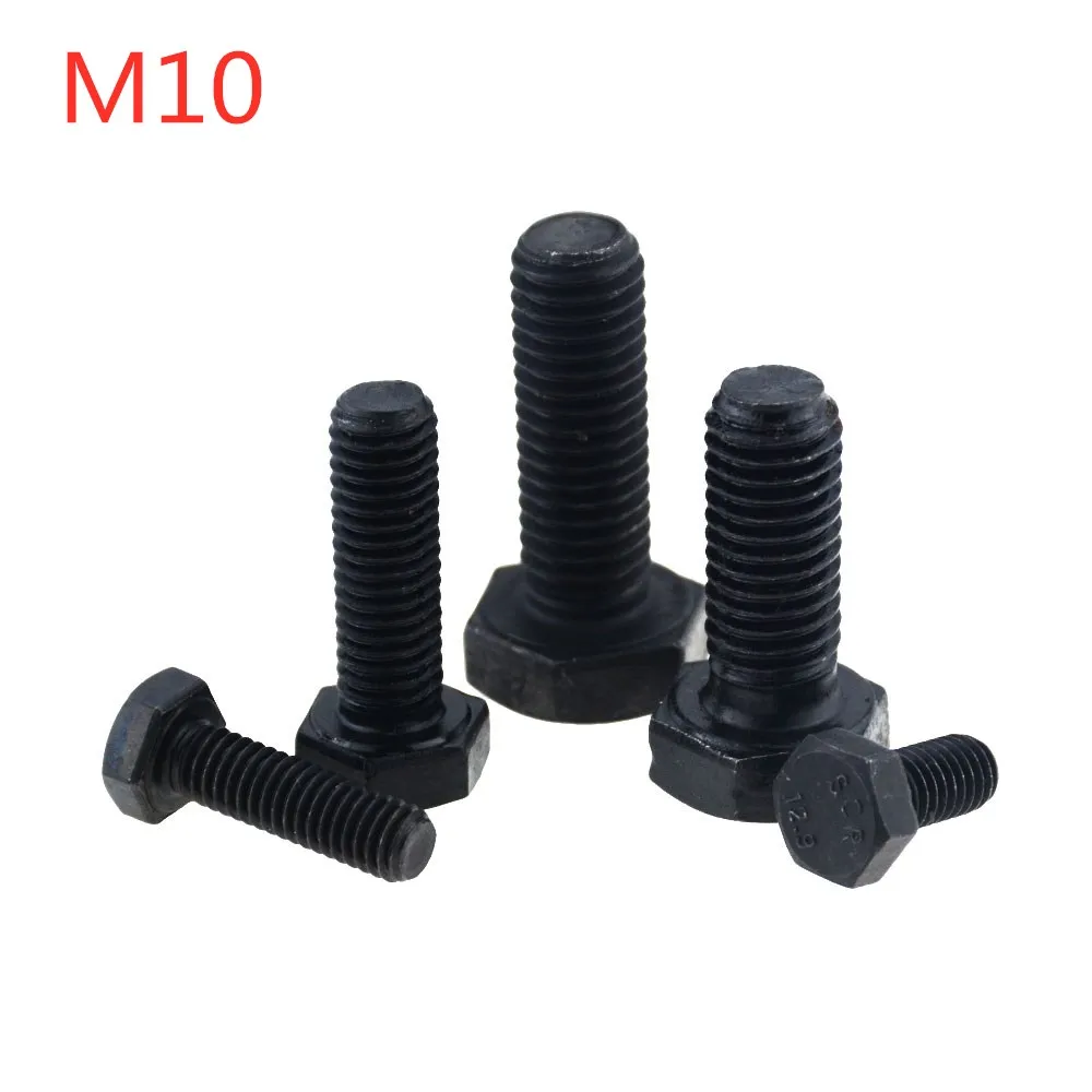 1 шт. M10 * 16-130 20 30 40 50 60 70 90 100 класс 8 Метрическая резьба DIN933 наружная Шестигранная
