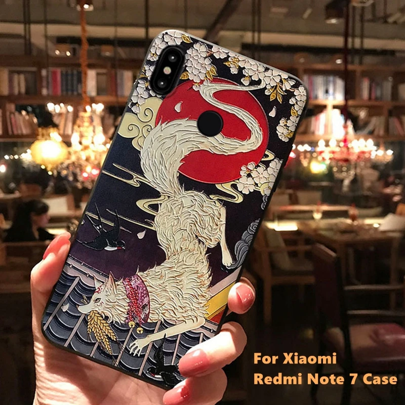 

For Xiaomi Redmi Note 7 Case 3D Fox Anime Capa Silicone Cover For Xiaomi Mi A2 6 9 8 Mi9 Mi8 Mi6 SE Note 3 6X Redmi K20 Pro Case