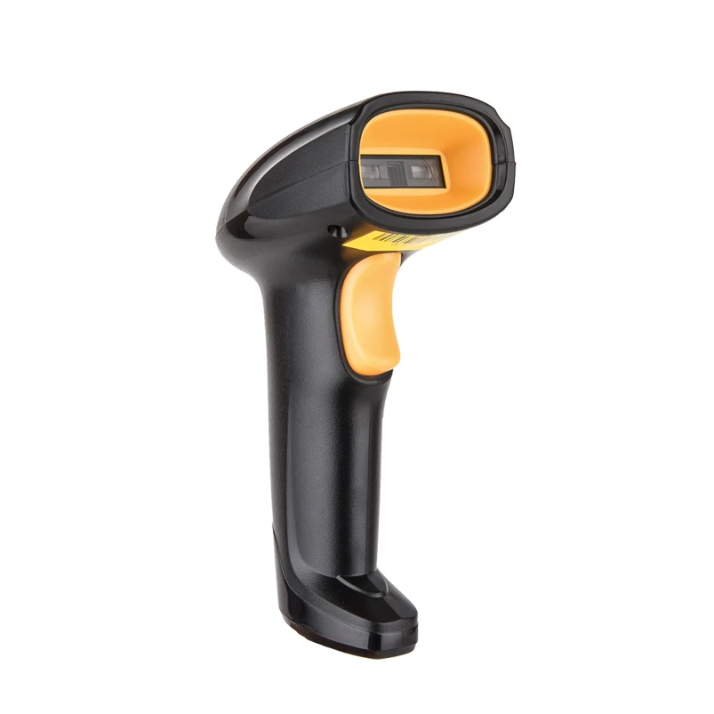 Cheapest 1DLaser handheld barcode scanner Wired barcode reader with USBinterface wireless barcode scanner with memory gun reader portable scanner