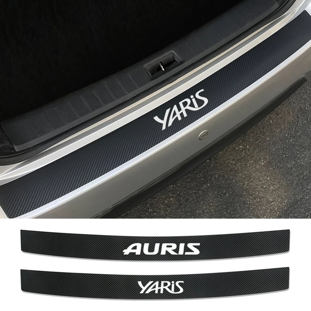 

For Toyota RAV4 Yaris 4WD VVT-I Crown Auris Etios Vios Supra Markx Fortuner Car Rear Bumper Trunk Stickers Accessories