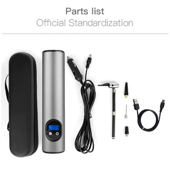 

Car Air Compressor LCD Digital Tire Inflator Bikes Tyre Pump 6 LED DC12V 150PSI