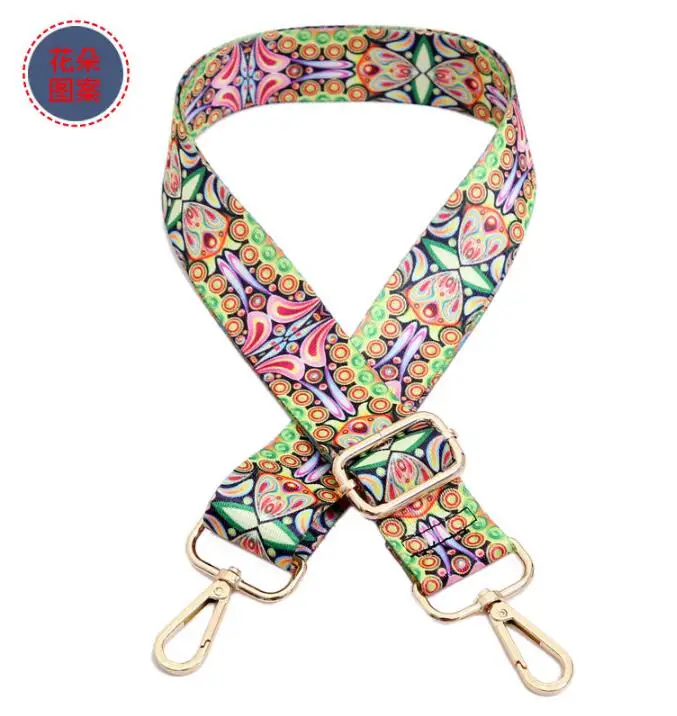 Free Shipping 2pcs Nylon Colored Belt Bags Strap DIY Accessories for Women Adjustable Shoulder Messenger Handbag Straps