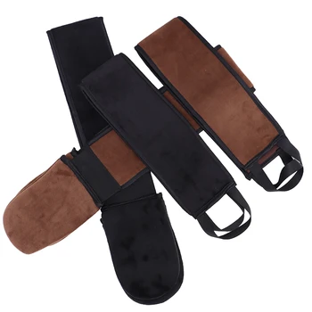 

New Exfoliating Scrubber Flocking Back Strap Bath Brush Back Shower Massage Spa Scrub Sponge For Bath Belt Body Cleaning