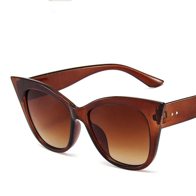 OIMG Mode Cat Eye Sonnenbrille Frauen Vintage Übergroßen Gradienten Sonnenbrille Shades Weibliche Luxus Designer UV400 Sonnenbrille_voghion.com