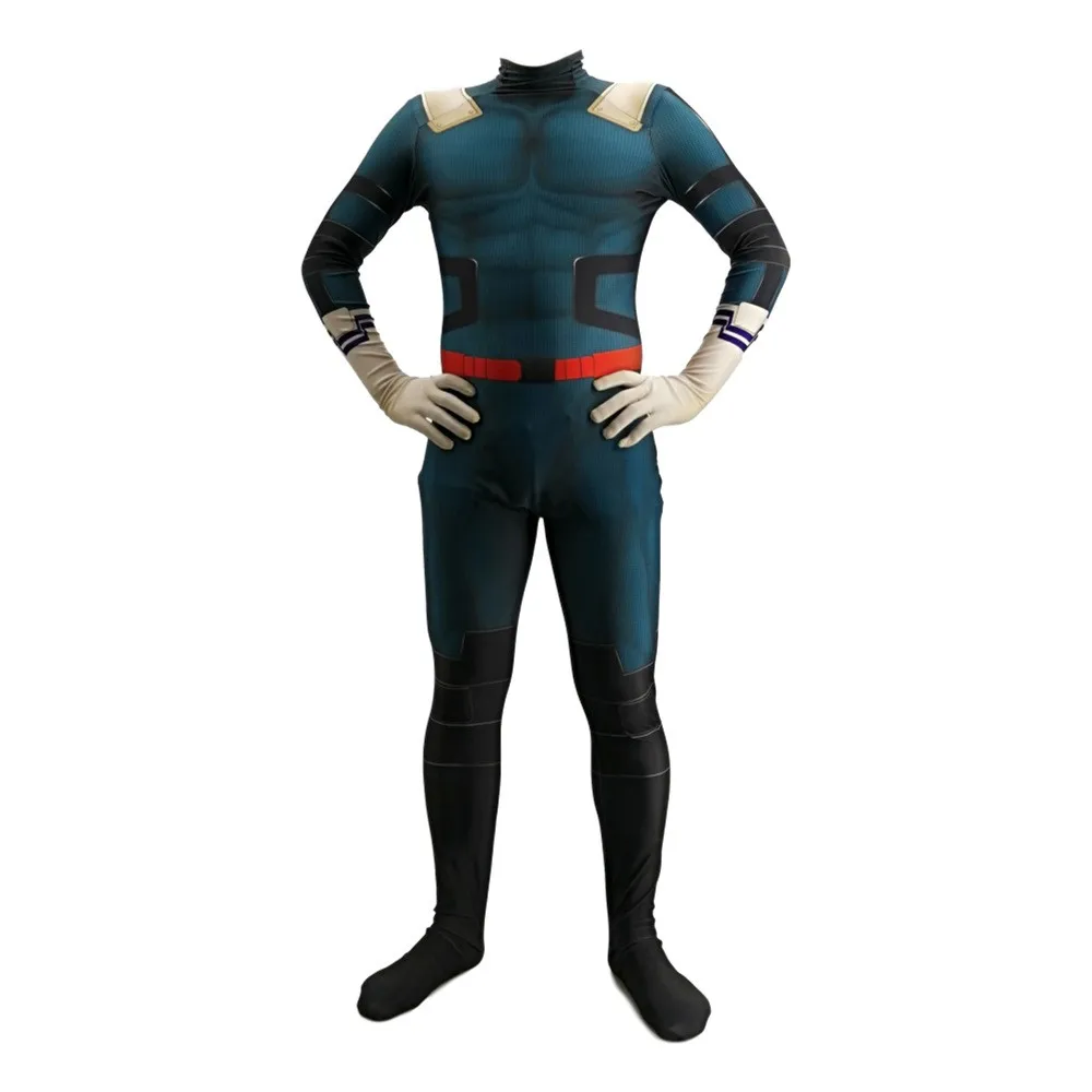 Аниме училища Midoriya Izuko Deku мужские костюмы для косплея женщин девочек зентай