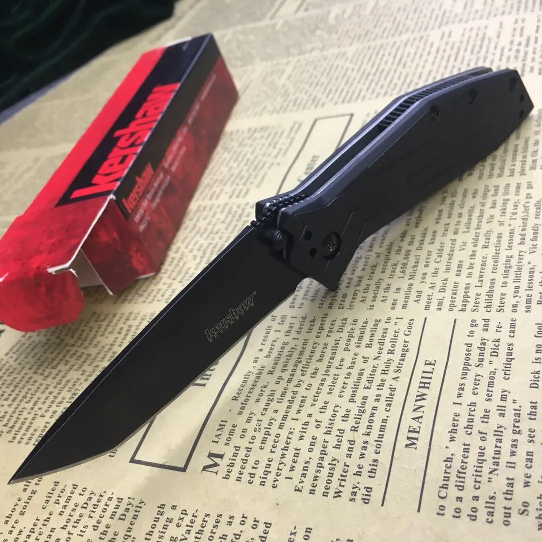Швейцарский складной нож saber kershaw Kershaw 1990 полевая наружная портативная Самозащита складной нож карточка показать нож для фруктов