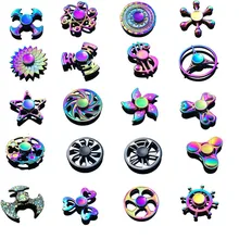 Высокое качество цинковый сплав красочный Спиннер металлический ручной Спиннер снятие стресса игрушка для детей и взрослых