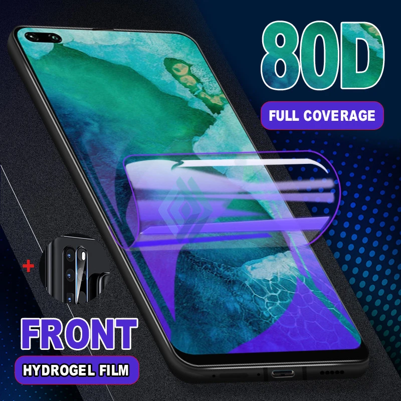 Гидрогелевая пленка для Huawei Honor 9X 10 Lite 10i 20i 20Pro 20S 20 полное покрытие с защитой от