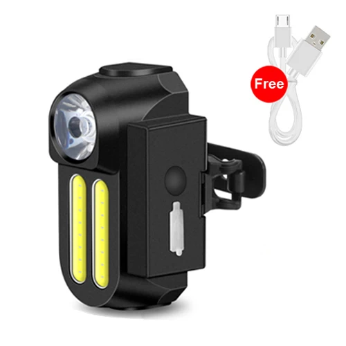 front light NEWBOLER 1200mAh велосипедный фонарик USB перезаряжаемый светодиодный фонарь для мотоцикла комплект передних и задних огней Waetproof Велосипедное головное крепление - Цвет: front light