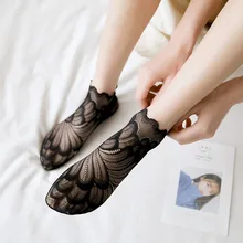 10 пар, весенние и летние новые женские невидимые носки, кружевные носки с закрытым носком, кружевные носки, невидимые женские носки