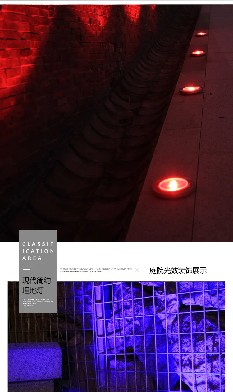 Пересечение границы для нового стиля 3LED солнечный подземный свет уличная газонная лампа Солнечный садовый светильник квадратная лампа шесть цветов