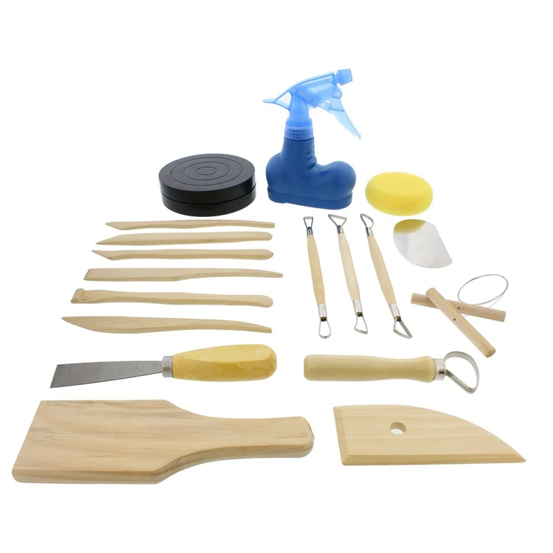 Wooden Polymer Clay Tools Clay Sculpting Tools Sculpture Kit for Beginners and Professional Art Crafts