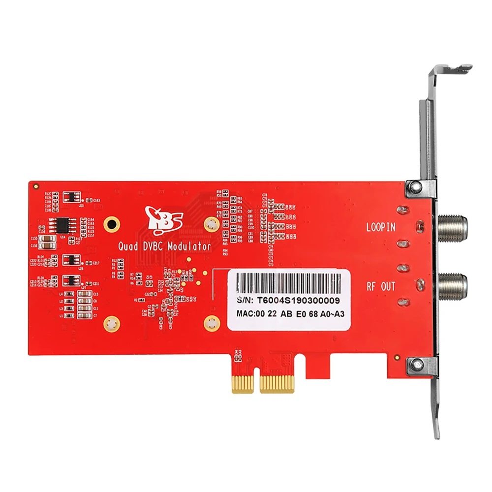 TBS6004 DVB-C 4 QAM PCIe карта DVB-C генератор сигналов
