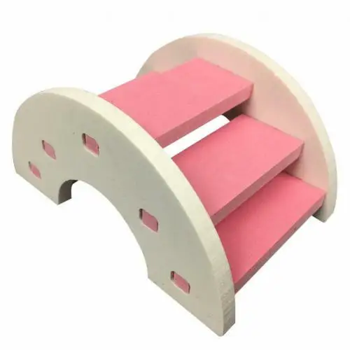 Pink Хомяк, крыса, ПВХ, животное, Маленький милый питомец, мышь, забавная игрушка, лестница, мост, домашнее животное, птица, маленькое животное, мини, забавная лестница, мост, игрушки - Цвет: Pink