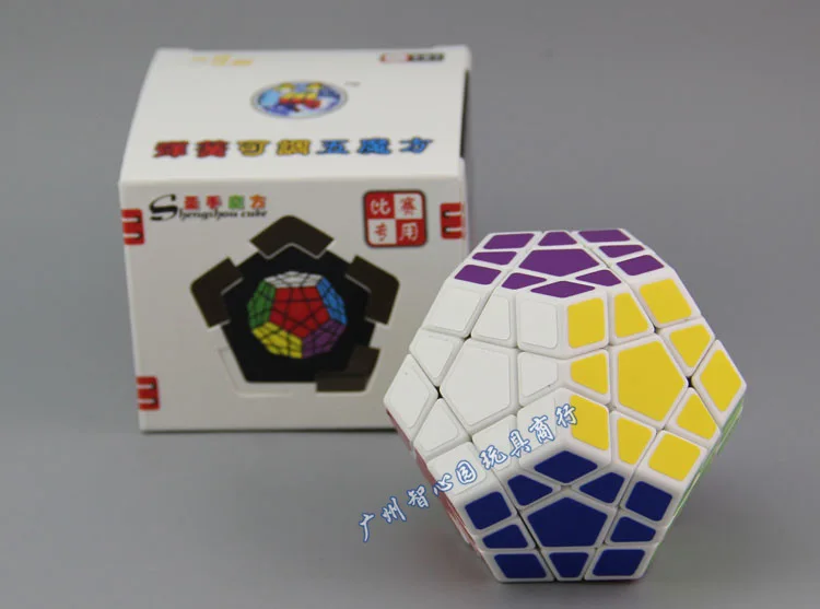 Kathrine пять магических кубиков белый Shengshou megaminx 12 поверхности тела 3-заказ 5 кубиков Рубика Профессиональная игра