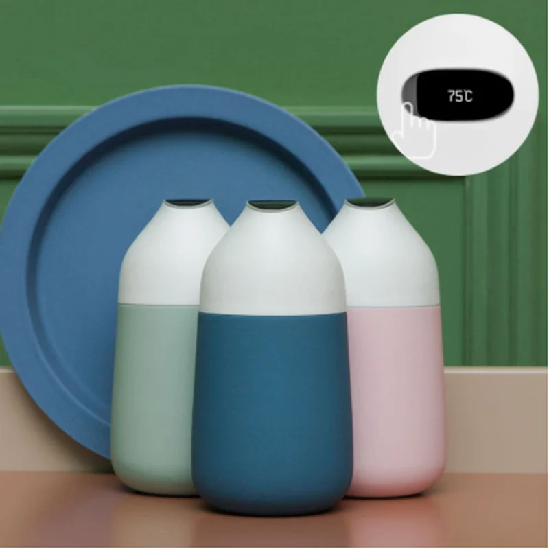 Xiaomi KissKissFish CC мини бутылка для воды чая Вакуумная с изоляцией умная портативная