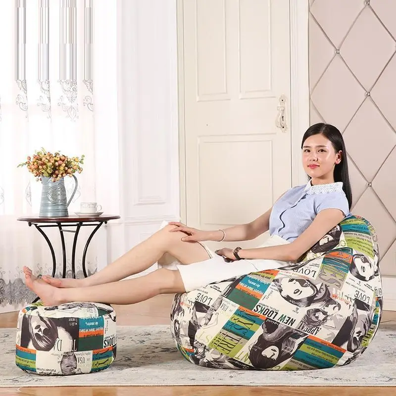 Детская дивана пуф Sillones Copridivano Silla De Assento одноместная кровать Boozled компьютерное кресло Beanbag Puff Asiento Bean Bag Диван