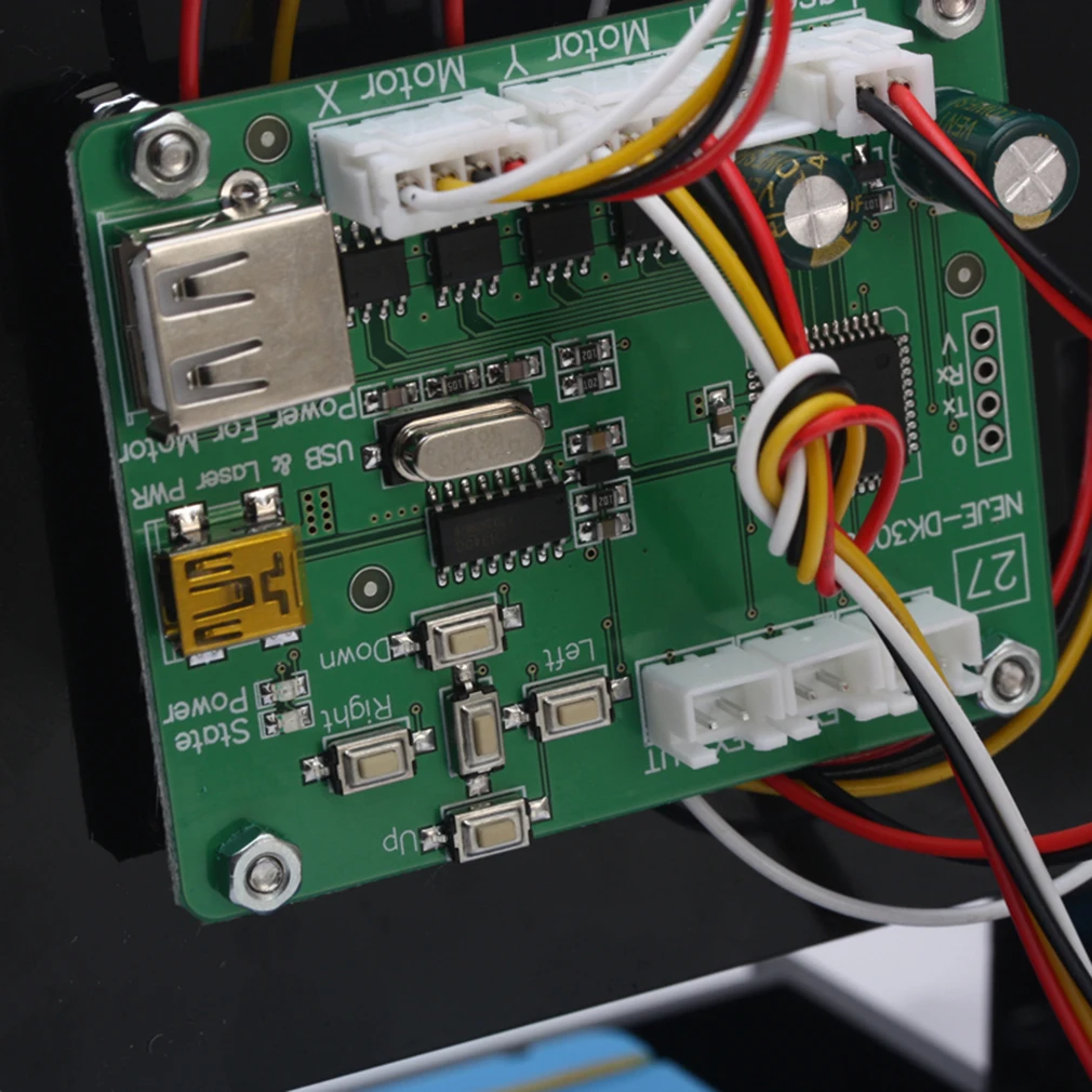 Деревообрабатывающий гравировальный станок NEJE JZ-5 500 мВт USB DIY Лазерный принтер гравер лазерный гравировальный станок Прямая поставка