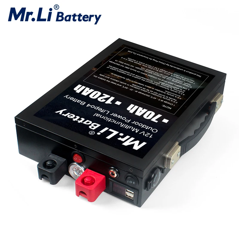 Mr.Li 12V 70Ah LiFePo4 порт аккумулятора способный Открытый аварийный источник питания с