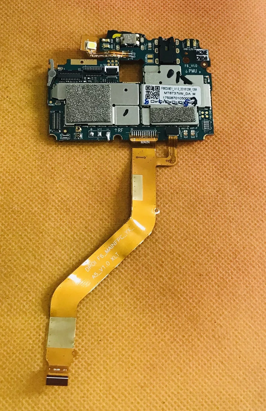 Б/у оригинальная материнская плата 2G ram+ 16G rom материнская плата для Gretel A9 MTK6737 четырехъядерный
