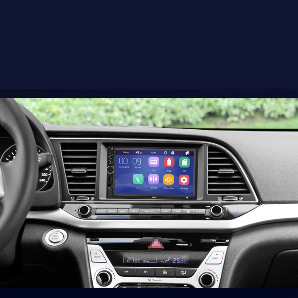 7 дюймов Hd Автомобильный Mp5 плеер Android gps Навигация Mp3 радио AIO машина