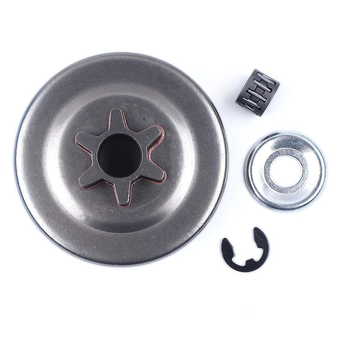 3/8 Pitch 6T clutch drum sprocket washer E-Clip kit for STIHL 017 018 021 023 025 MS170 MS180 MS210 MS230 MS250 chainsaw chainsaw parts kit