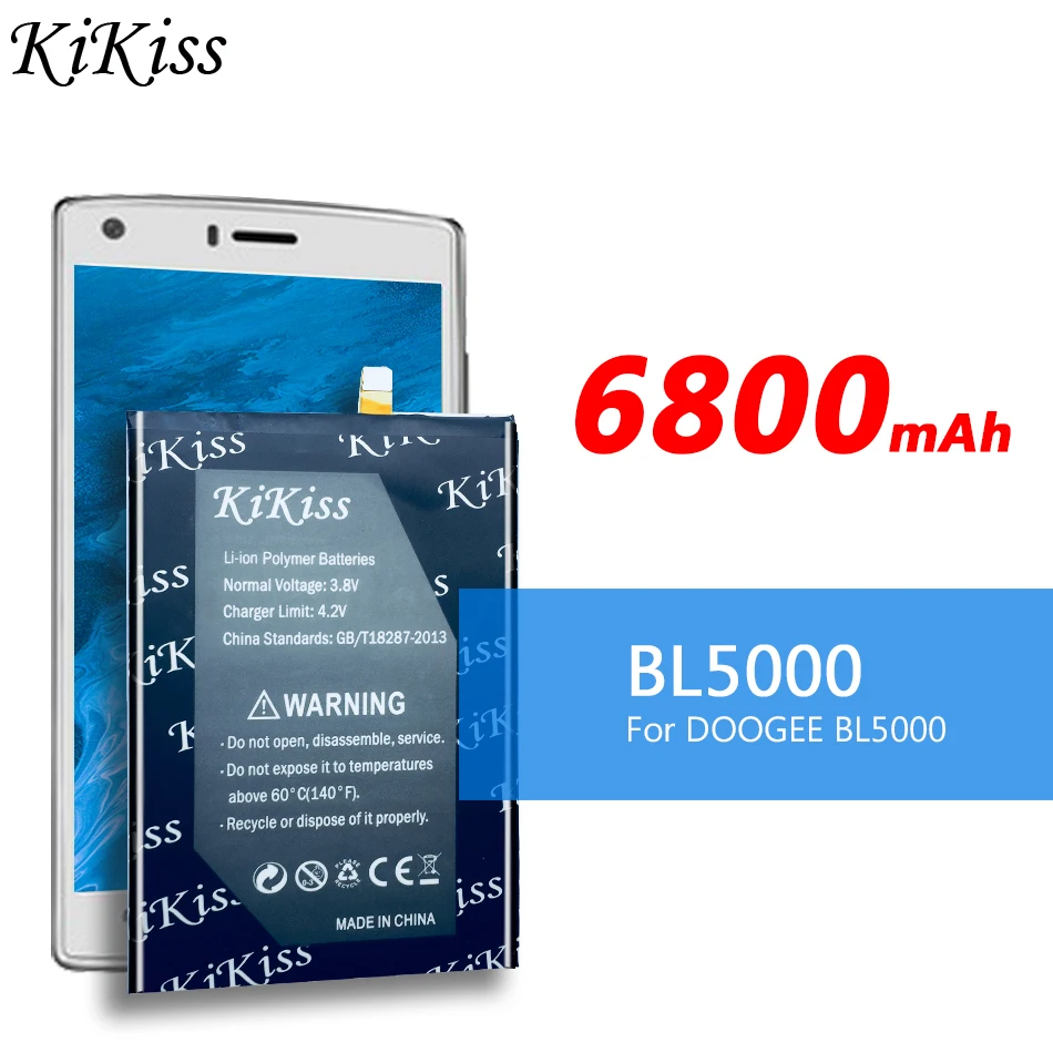 Для DOOGEE BL5000 мобильного телефона Replacemeny Батарея 6800 мА-ч