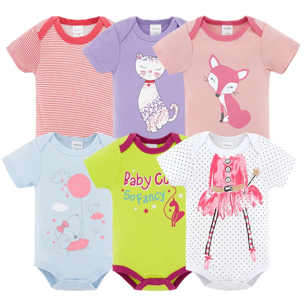 Honeyzone/6 шт., Детские боди из хлопка, один предмет, короткий рукав, Roupa De Bebes, летний комплект одежды для маленьких мальчиков