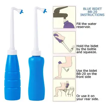 

Portable Bidet Sprayer And Travel Bidet Bottle - Personal Hand Held Bidet Spray Toilet Portable Shower Hemorrhoid Treatment