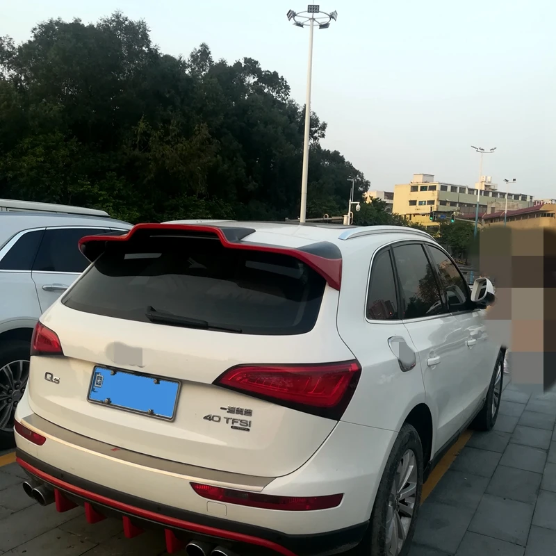 Спойлер из углеродного волокна для Audi Q5 SQ5 2013 украшение в виде хвостового крыла задний спойлер багажника для Audi Q5 SQ5