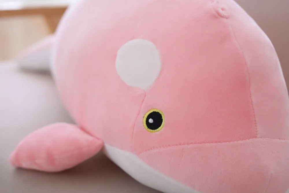 70 см 85 см Kawaii КИТ розовый синий кит мультфильм диван в виде животного кровать Nap подушка кукла для влюбленных детские игрушки
