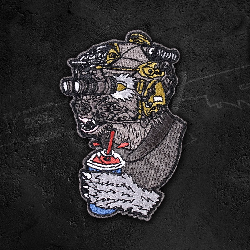 Механический шлем Slush Wolf вышитый патч волшебная глава тактическая наружная