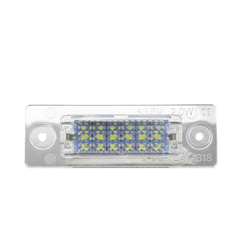 2 шт./пара 18 светодиодный 2835 SMD подсветка номерного знака для Touran для Skoda Superb Golf 5 лампочка для номерного знака